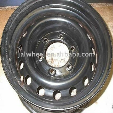 Заводская распродажа 16 &#39;&#39; Black Steel Car Wheels Rim